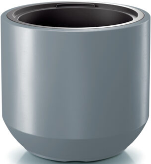 Prosperplast Plantenpot/bloempot Sevilla - buiten/binnen - kunststof - lichtgrijs - D30 x H29 cm