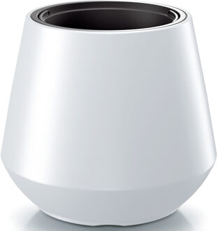 Prosperplast Plantenpot/bloempot Sevilla - buiten/binnen - kunststof - wit - D40 x H35 cm