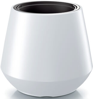 Prosperplast Plantenpot/bloempot Sevilla - buiten/binnen - kunststof - wit - D44 x H44 cm