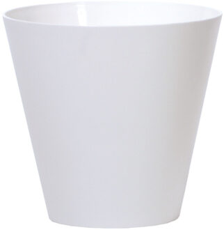 Prosperplast plantenpot - kunststof - brons - D25 x H23 cm - Plantenpotten Wit