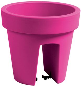 Prosperplast plantenpot - kunststof - fuchsia - 5L - D25 x H22,5 cm - Plantenpotten Roze