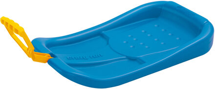 Prosperplast Sneeuw slee - slede met handvat - voor kinderen - 58 cm - blauw - Kinderslee - kunststof