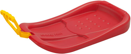 Prosperplast Sneeuw slee - slede met handvat - voor kinderen - 58 cm - rood - Kinderslee - kunststof