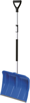 Prosperplast Sneeuwschep/sneeuwschuiver - blauw - telescopische steel - 122 - 160 cm