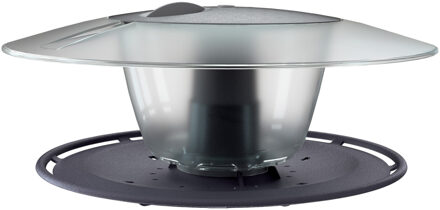 Prosperplast Vogelvoedersilo - antraciet - vogelvoederplek - 30 cm - Vogel voedersilo Grijs