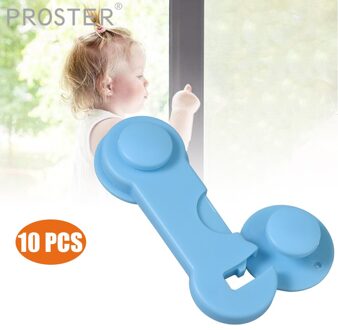 Proster 10 pcs voor Lijm Lock Kind Kids Baby Veiligheid Kabinet Deur Koelkast Ladekast lock Baby Veiligheid Deurslot