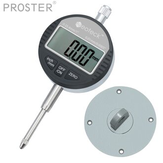 Proster voor Digitale Probe Elektrische meetklok 0.01mm/. 0005 "Range 0-25.4mm/1" Gauge Tool Digital dial indicator