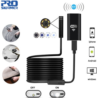 PROSTORMER Wifi Endoscope Camera 720P Hard/Softwire Borescope for iphone Android 1/2/3.5/5/7/10M Waterproof Inspecte Camera 5