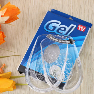 Protect Heel Transparent Silica Gel Palm Pad Massage foot High heel Arch Running insoles Insert Cushion 1pair=2pcs PS010