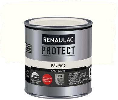 Protect - Hoogglans - Zuiver Wit Ral 9010 - 250ml