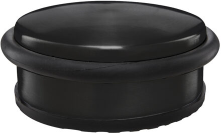 Protect-it Deurstopper/deurbuffer - 1x - D100 x H45mm - 1,15kg - zwart - premium - zonder montage - Deurstoppers