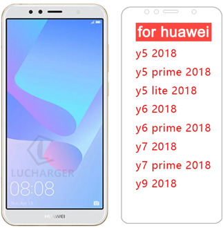 protective glass for huawei y5 y6 y7 prime y9 2018 tempered glass on y 5 6 7 9 5y 6y 7y 9y y52018 y62018 screen protector glas