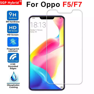 Protective Glass For Oppo F5 F7 Tempered Glas Case On For Oppo F 5 7 5f 7f Screen Protector Protect Phone Film Protection 2.5d