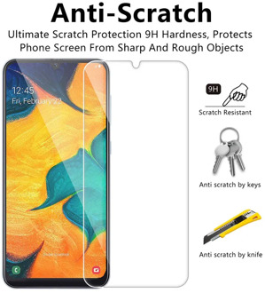 Protective Glass For Samsung Galaxy A10 A20 A30 A40 A50 A60 A70 A80 A90 Fashion Shockproof Tempered Screen Protector Glass Film