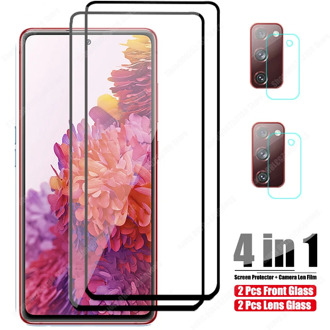 Protective Glass For Samsung Galaxy S20 FE Glass Camera Protector On For Samsung S20FE Safety Front Screen Tempered Film S 20 FE