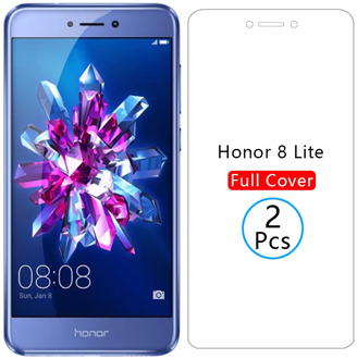 protective glass on honor 8 lite screen protector tempered glas for huawei honer 8 light 8lite 5.2 huawey huwei hawei huawi onor