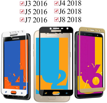 Protective glass on the for Samsung j6 j4 j8 2018 j3 j5 j7 2016 tempered glas j 3 4 5 6 7 8 screen protector samsun galax film