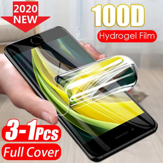Protective Hydrogel Film for iPhone SE 2020 8 7 6 6s Plus iPhone 11 Pro XS Max X XR (Not Glass) Screen Protector Film Foil