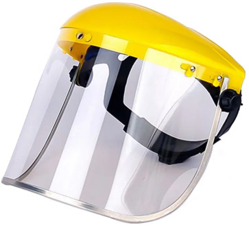 Protective Mask Adjustable Transparent PVC Anti-Saliva Dustproof Faces Shields Screen Spare Visors Eye Protection Face Mask