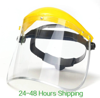 Protective MaskTransparent PVC Anti-Saliva Dustproof Faces Shields Screen Spare Visors Face Mask Respiratory tract Protection