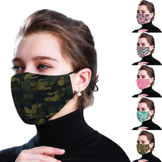 Protective Mouth Mask Breathable Mouth Cover Washable Face Mask Reusable Face Shield Cotton Mouth Mask Cloth Mouth Caps masques