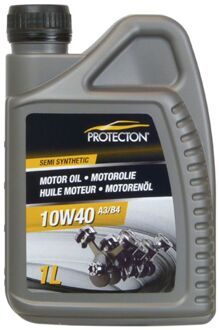 Protecton Motorolie Semi-Synthetisch 10W40 A3/B4 - 1 Liter