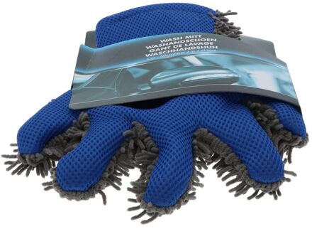 Protecton washandschoen 2-in-1 blauw/grijs