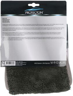 Protecton washandschoen microvezel 27 x 18 x 4,5cm blauw/grijs