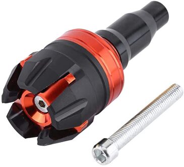 Protector Anti Crash Caps M10 10Mm Screw1PC Universele Motocross Motorfiets Frame Slider Crash Pad Botsing Vallen oranje