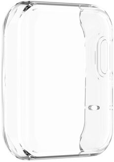 Protector Case Voor Xiaomi Mi Horloge Lite Redmi Horloge Zachte Kleurrijke Horloge Cover Screen Protector Beschermhoes Skin Shell transparant