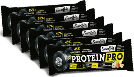 Protein bars-pear, smartbar protein pro 35g., (6 pcs)