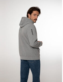 Protest classic logo hoody men hoodie heren - - maat M Grijs