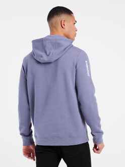 Protest classic logo hoody men hoodie heren - - maat S Blauw