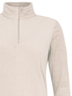 Protest gail 1/4 zip active top pully+r ski dames - Ecru - 42