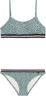 Protest Misha Bikini Meisjes groen - zwart - roze - 140