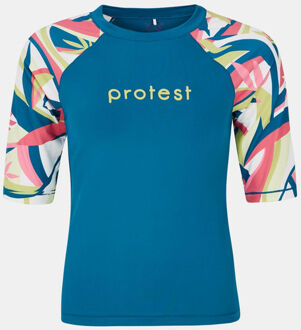 Protest Prteden Surf 3/4 Sleeves Rashguard Dames Blauw