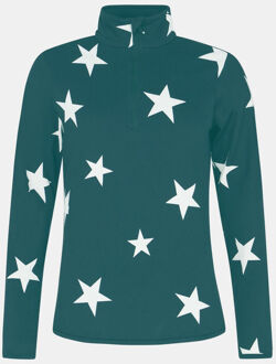 Protest PRTNOON 1/4 zip Ski Pully Dames M/38 Blauw dessin