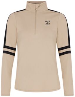 Protest PRTPRUE 1/4 zip ski pully dames Beige - 38/M