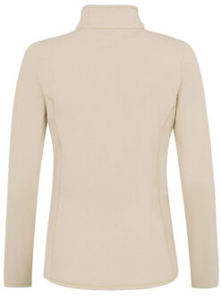 Protest refabriz 1/4 zip top skipully met rits dames - Beige - 42
