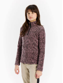 Protest remissy jr 1/4 zip active top skipully met rits meisjes - - maat 176 Roze