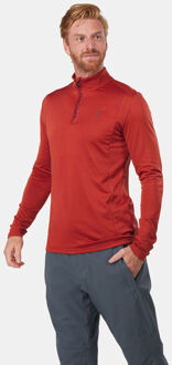 Protest Rewill 1/4 Zip Fleecetrui Rood - XL