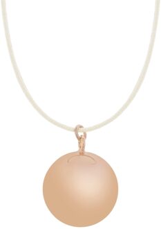 Proud MaMa Zwangerschapsketting Babybel Sofie creme round rose