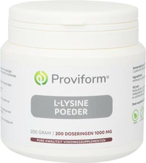 Proviform L-Lysine poeder - 200 gram - Aminozuren - Voedingssupplement