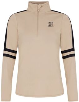 PRTPRUE 1/4 zip Ski Pully Dames XL/42 Beige