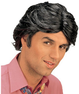 Pruik Gigolo Zilver - Grijs