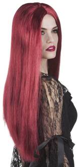 Pruik Heks Mahonie Rood Rood - Zalm
