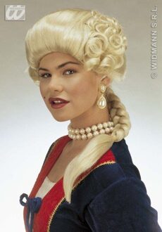 Pruik Hertogin Josephine blond Blond- Goudblond