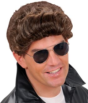 Pruik T-Birds Bruin Bruin - Kastanje