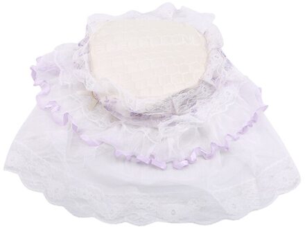 Pruimenbloesem Kant Huishoudelijke Apparaten Stofkap Art Water Dispenser Emmer Waterzuiveraar Doek Cover paars