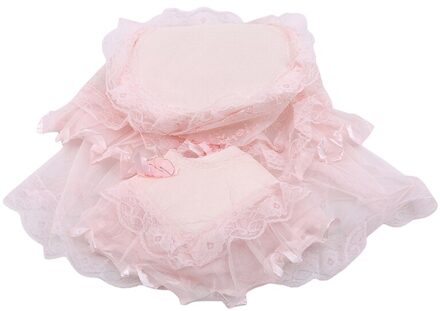 Pruimenbloesem Kant Huishoudelijke Apparaten Stofkap Art Water Dispenser Emmer Waterzuiveraar Doek Cover roze